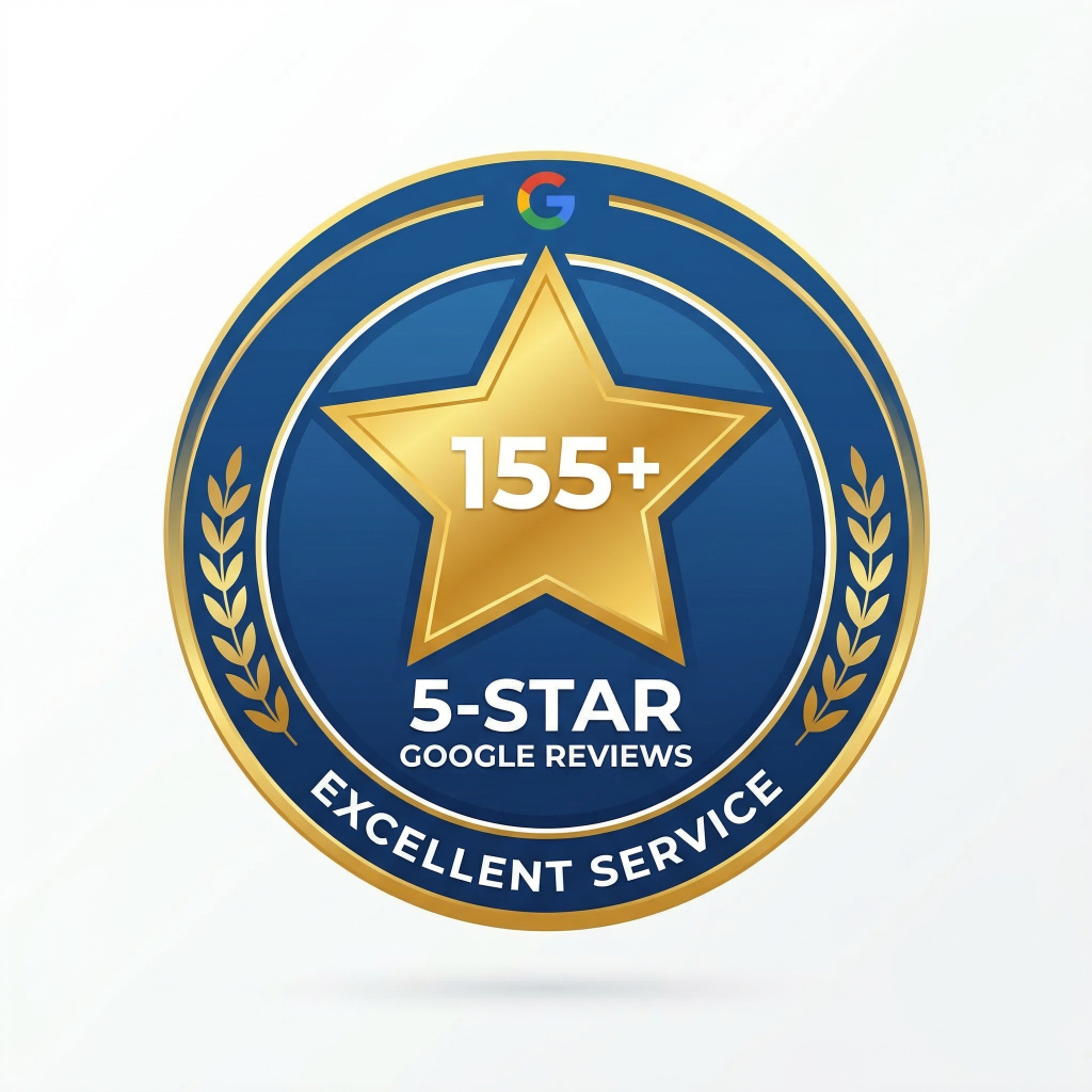 155+ 5-Star Google Reviews