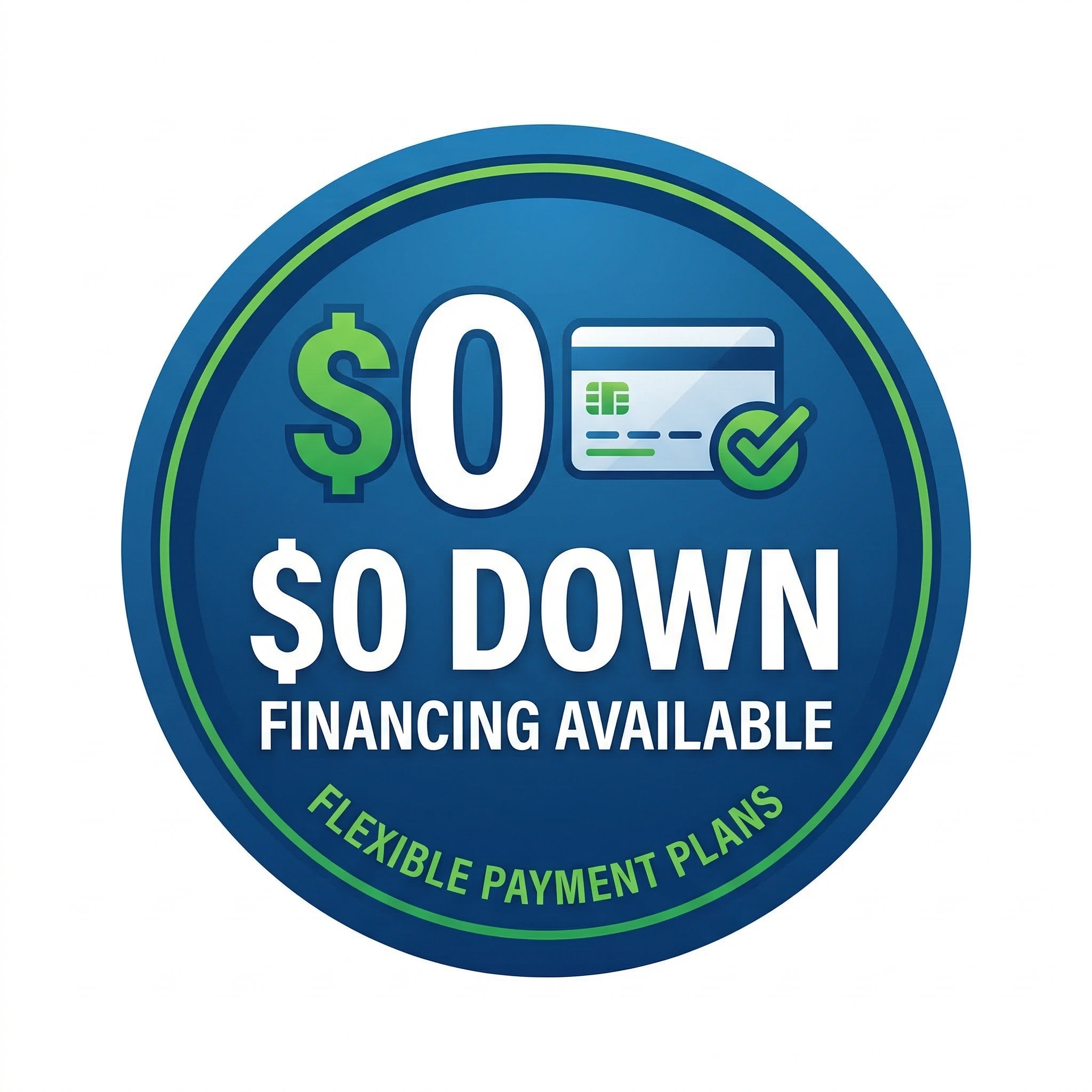 $0 Down Financing Available
